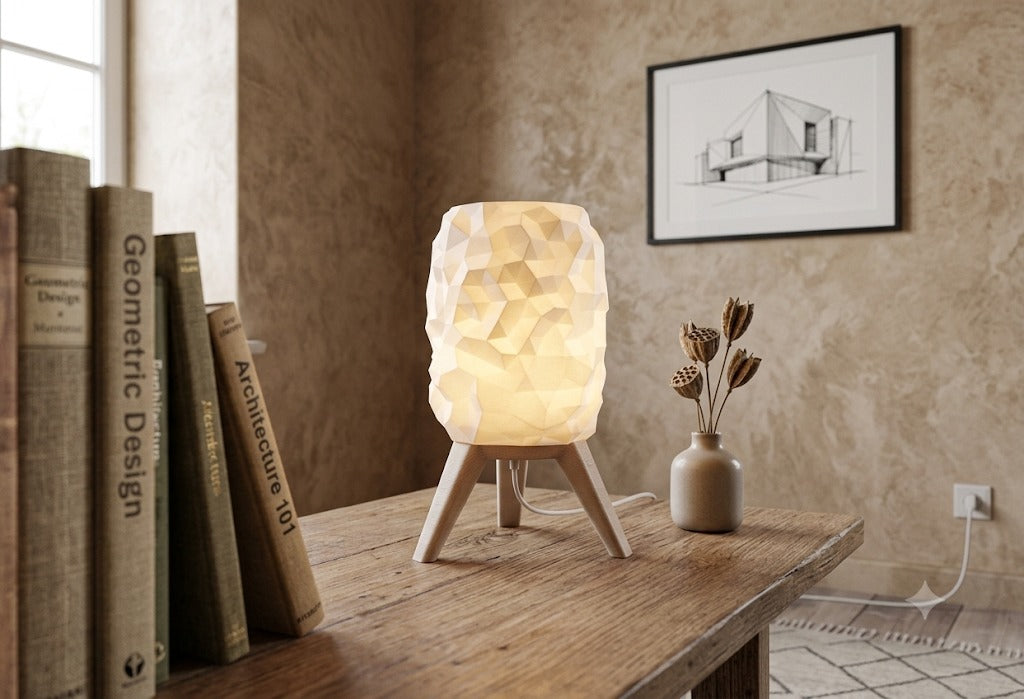 Pebble Texture LED Table Lamp