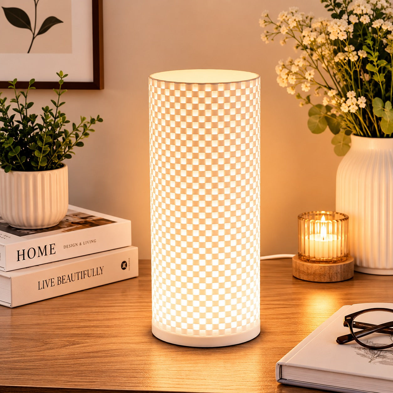 AuraGlow 19 Warm White Table Lamp