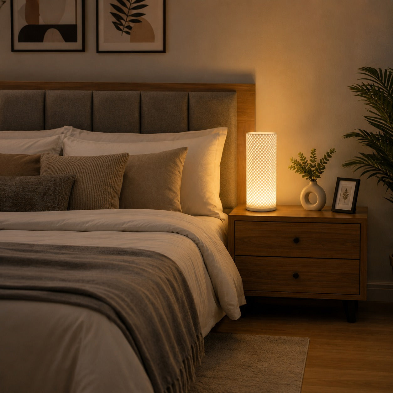 AuraGlow 19 Warm White Table Lamp